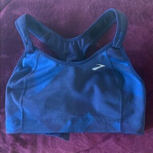 Women's Blue Brooks Sports Bra 34D